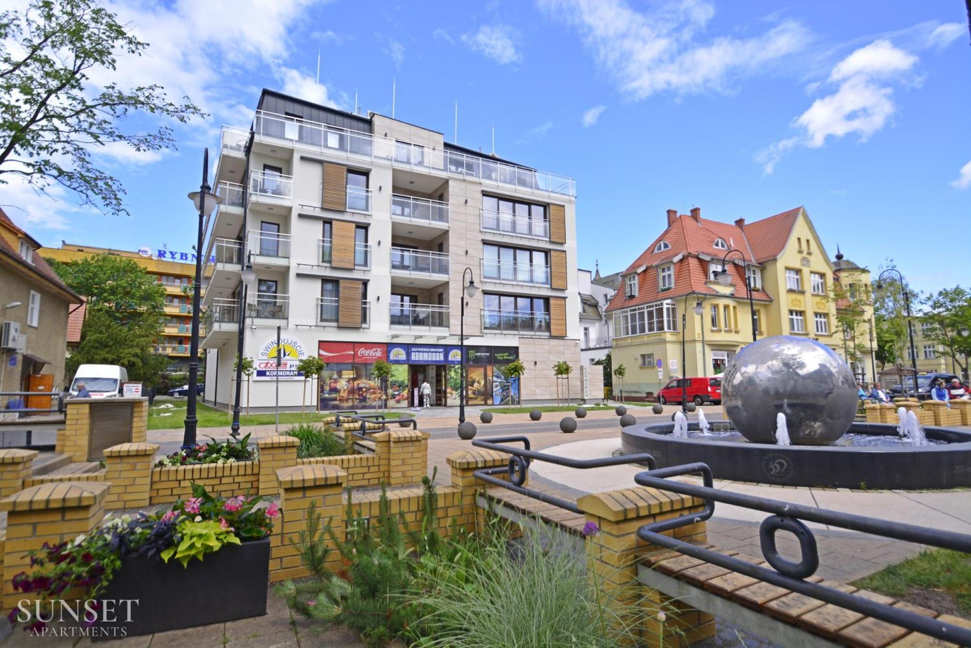Sunset Apartments - Kormoran - Plaza 300M Świnoujście Buitenkant foto